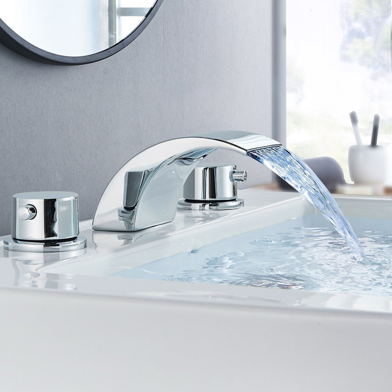 Senlesen Widespread 2-handle Bathroom Faucet | Wayfair