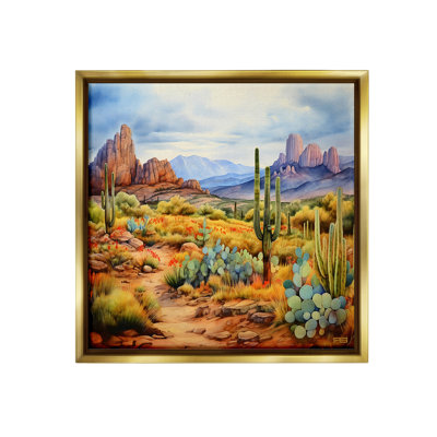 "Vast Desert Mesa" par RB sur toile