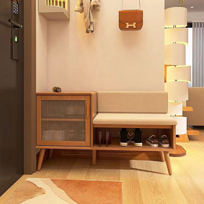 43.3in Multi-functional Shoe Change Stool