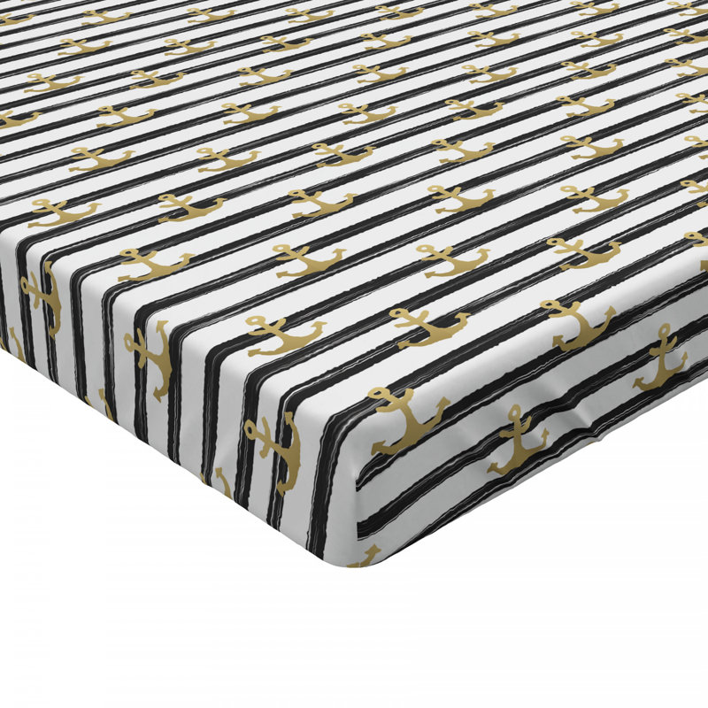 Microfiber Striped Fitted Sheet, Full Fitted Sheet