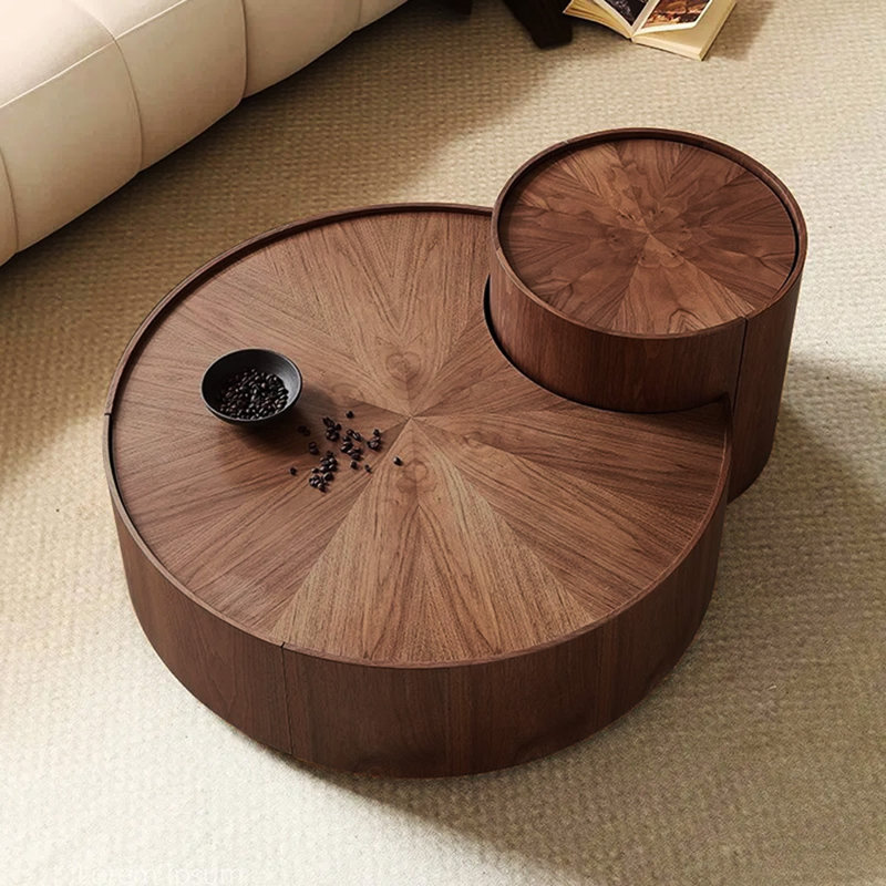 Table basse Minimalist Creative Combination, Brun