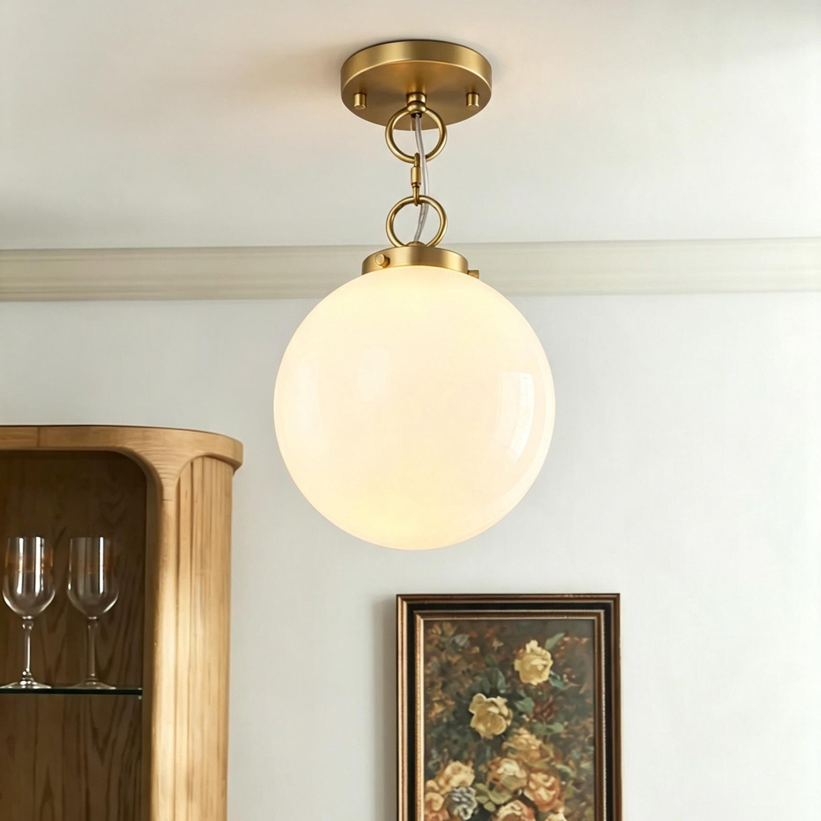 Brunsville 10" Single Light Kitchen Island Light