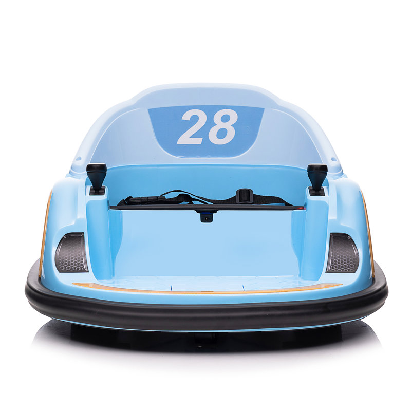 Voiture autoportée 12V pour enfants, jouets électriques pour tout-petits avec télécommande, affichage de la batterie, rotation à 360 degrés