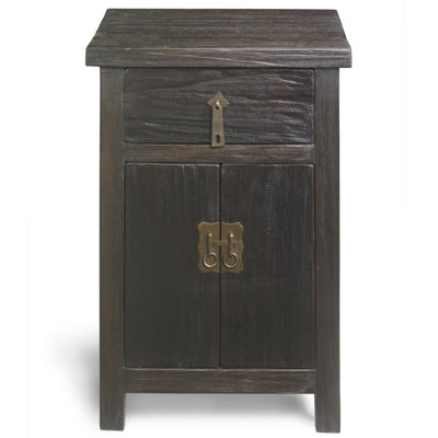 Carnstroan 42cm W Solid Wood Bedside Table