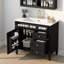 Ensemble de meuble-lavabo moderne 36 "avec lavabo, armoire de rangement ambre, tiroirs à fermeture douce et rangement, finition noire-1368728186
