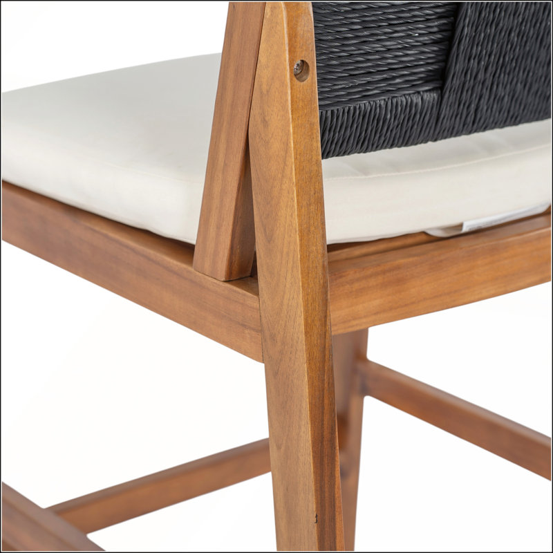 Tabouret de bar noir 4 pièces Arly