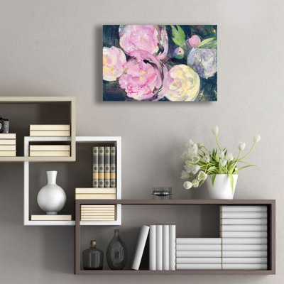 «Evening Peony 1» par Albena Hristova, art mural en verre acrylique