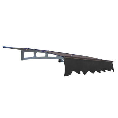 59" Wide Awning Canopy - 34" Deep Heat Polycarbonate For Wooden House Door Window 59"x34" Sheet Stable Brackets