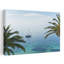 «Turquise Paradise», palmier abstrait, paysage côtier, reproduction d'art mural-719226798