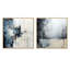 «Winter Abstract Landscape», 2 pièces-161995320-161995322