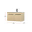  Ensemble de meuble-lavabo simple 36 po-577594153