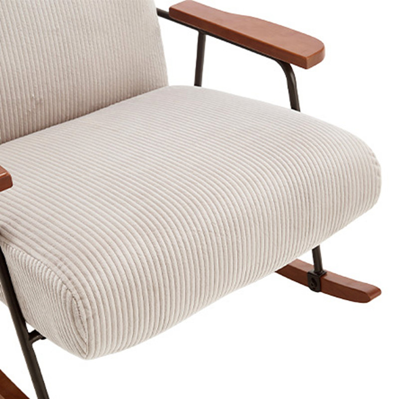 Fauteuil à bascule Modern, Beige