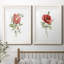 Pivoine écarlate - ensemble de 2 reproductions d'art-1707268031-1707268025-1707268024
