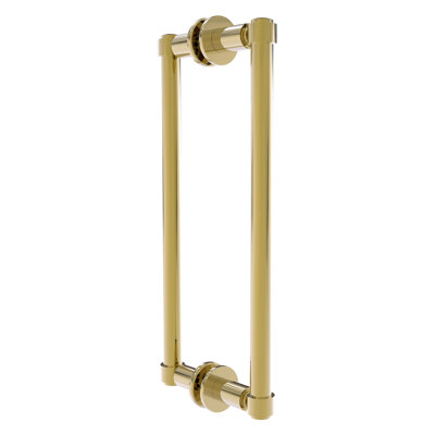 Contemporary 12" Back to Back Shower Door Pull
