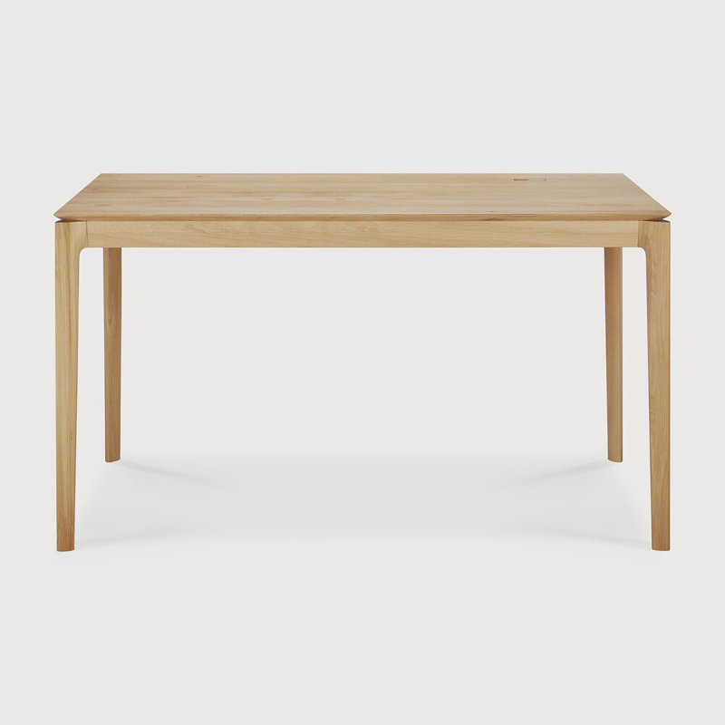 Bok Solid Wood Writing Desk, 30" H x 55.5" W x 28" D