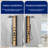 57 In. 8-Jet Shower Tower Shower Panel System With Rainfall Shower Head And Handheld Shower Head in Black and Bamboo-91485641