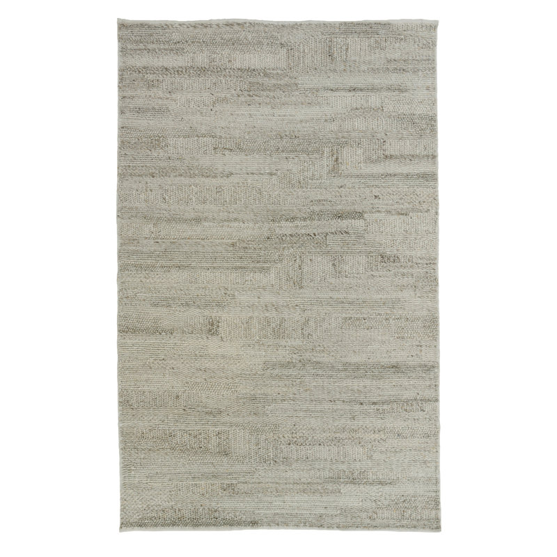 Hand-Woven 100% Polyester Area Rug, Brown, 8'9" x 11'9"