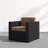 Arbedella Wicker Outdoor Lounge Chair-753966458