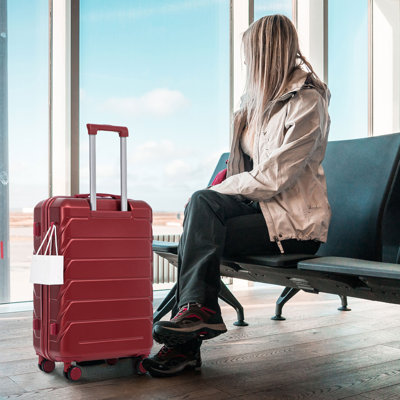 20"/24"/28" 3 pcs/set in ABS Spinner Wheel Luggage, Matching Color , With Combination Lock