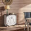 Buffet, ferme, armoire, blanc vieilli