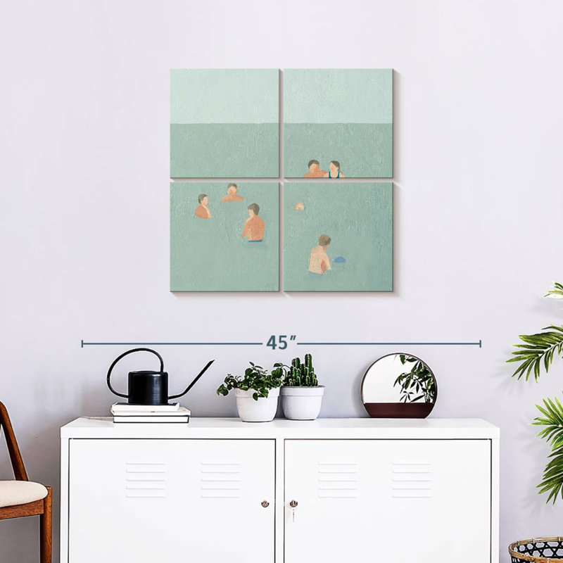Senne The Swimmers II, H 26 po x l 26 po