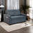 53.2'' Small Loveseat Pull-Out Sofa Bed - Adjustable Backrest-34823145
