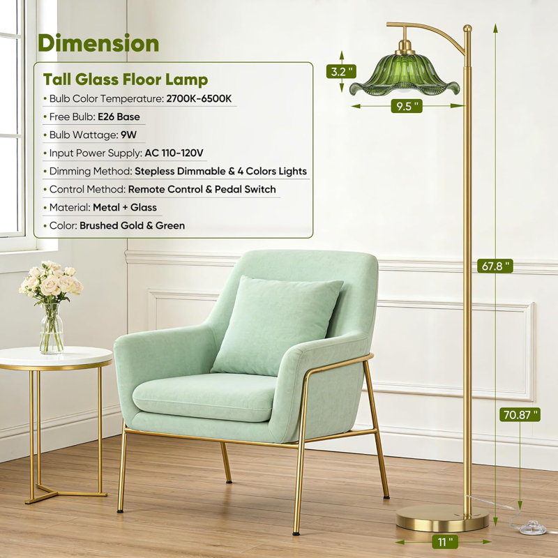 Golden Floor Lamp