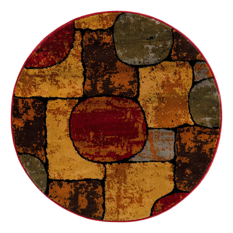 Tapis café, Rond 3 pi 3 po