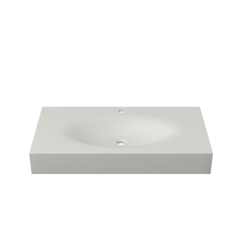 Lavabo de 42 po à surface solide