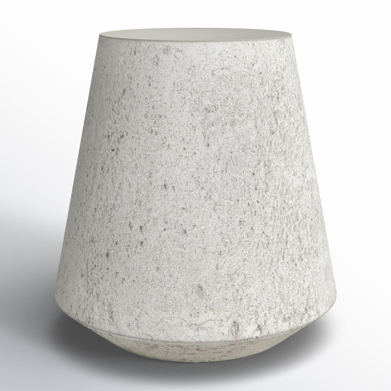 Lele 20.75'' Stone Outdoor Side Table