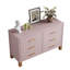 Commode double 6 tiroirs en bois robuste-1367961084