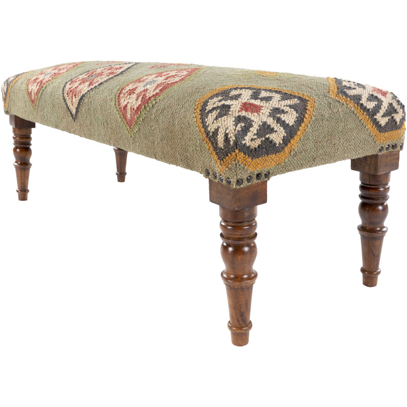 Tabit Rustic Geometric Bench