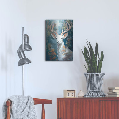 Millwood Pines 'Spirit Of The White Deer' by Momart Metal Wall Art