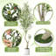 Faux olivier haut, oliviers d'intérieur Artificia avec pot de fleurs blanc-111689190-111689193