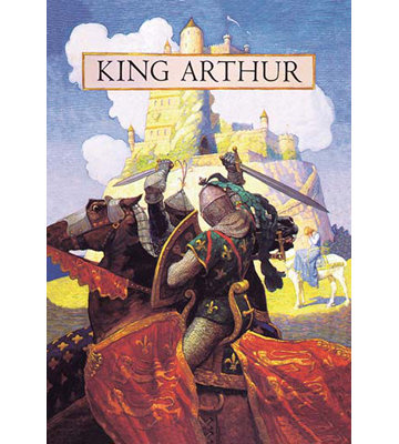King Arthur by N.C. Wyeth Graphic Art