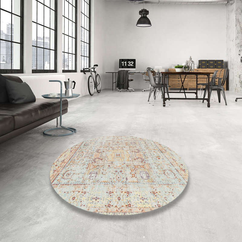 Oriental Indoor Rug, Round 4'