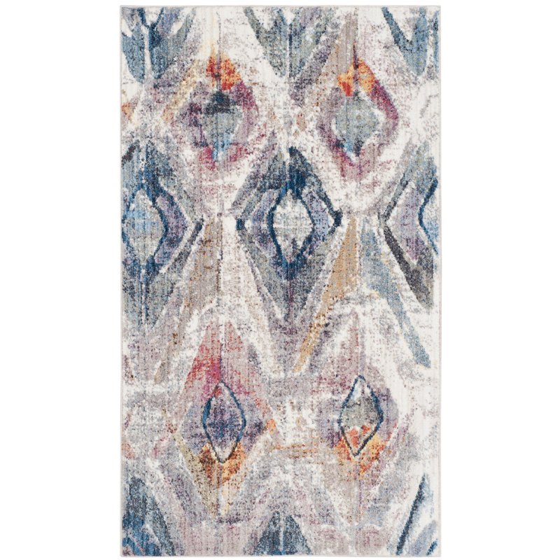 Tapis géométrique Newport Performance, Rectangle 3 pi x 5 pi
