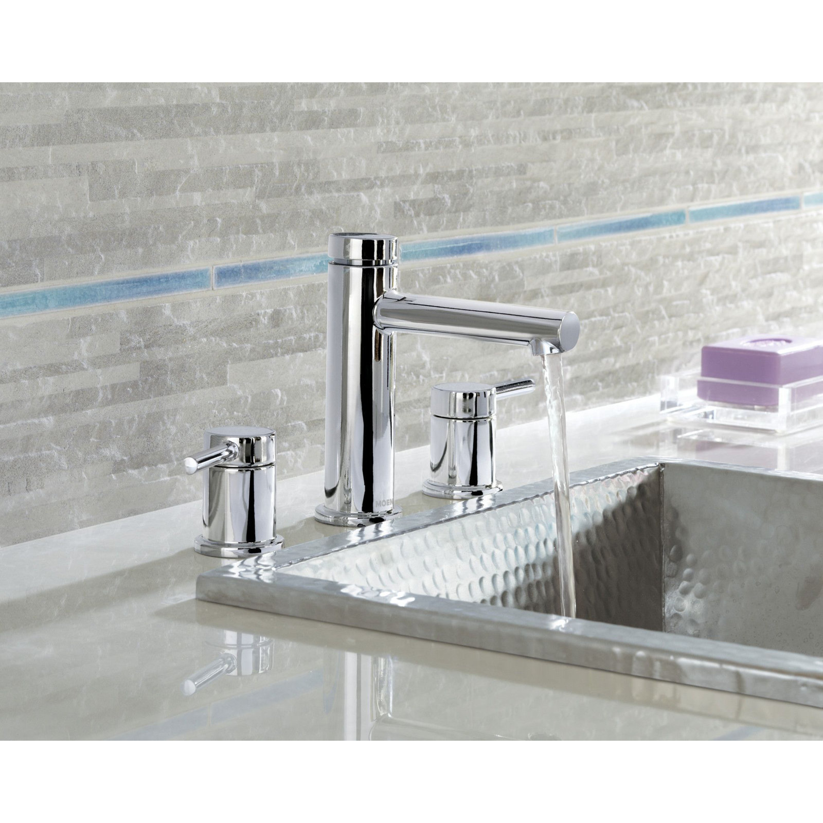Moen Align Two-Handle Widespread Bathroom Faucet Trim Kit, Valve Required, Chrome