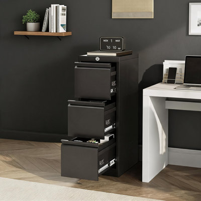 3-Drawer File Cabinet, with Lock