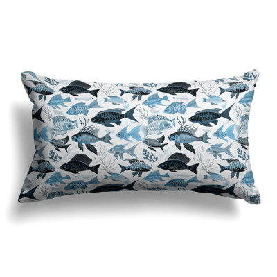 Fish Paradise  Rectangular Throw Pillow