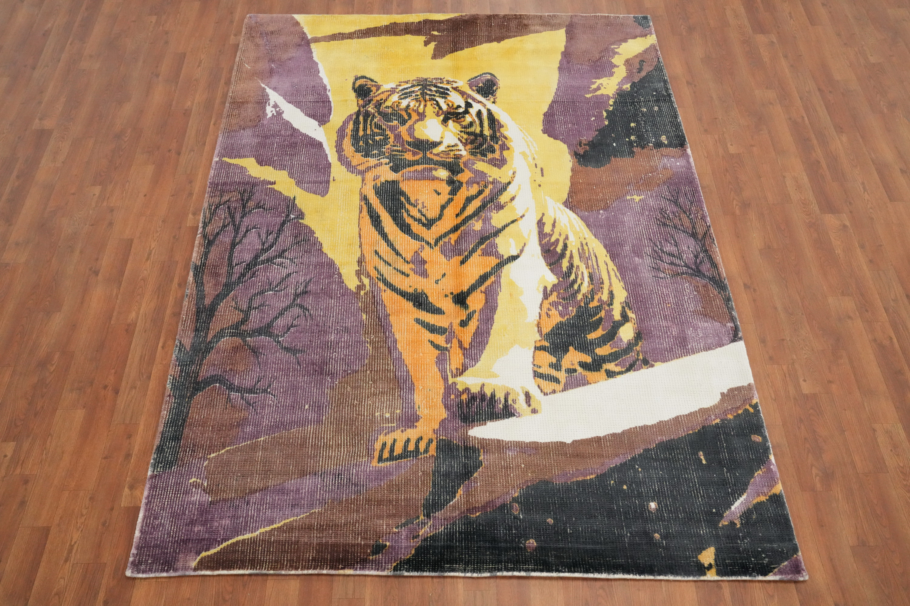 Dakota Fields Majestic Tiger Wilderness Rug 6x8 for Bold Interior ...