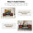 Clotaire Unfinished TV Stand for TVs up to 65"