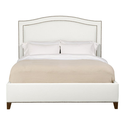 Caroline/Casey Queen Upholstered Low Profile Panel Bed