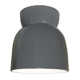 Mira Single Light Ceramic LED Semi Flush Mount