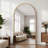 Arched  Metal Oversized Full-Length Mirror-1999766902-1991024058