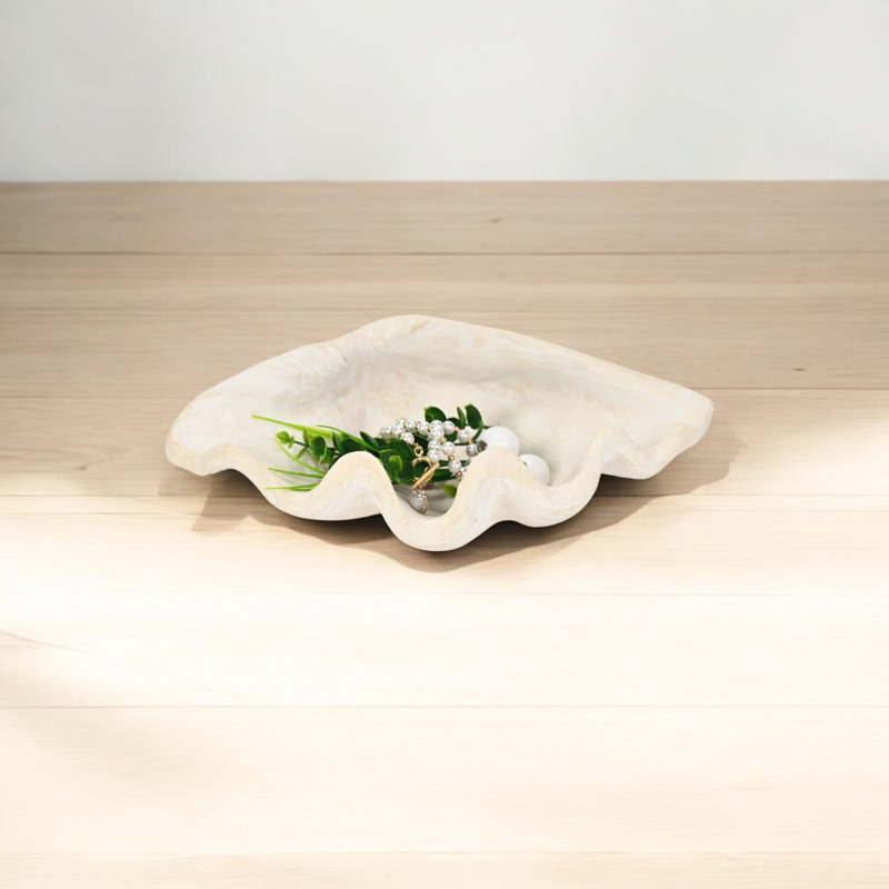 Plateau en coquillage pour coquillages Vail, H 4 po x l 7,5 po x P 5,25 po