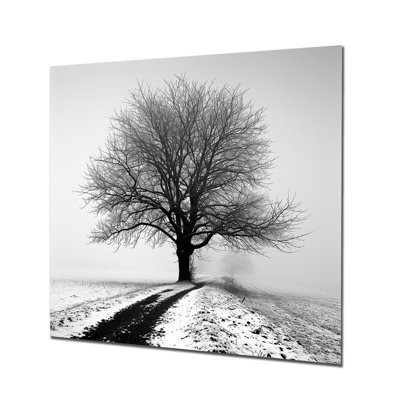 Vierge - arbre, impression murale monochrome