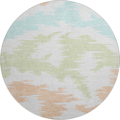 Premium Machine Washable Lisse White Rug