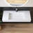 Chloe 42'' Wall Mount Bathroom Sink Solid Surface Vessel Bathroom Sink