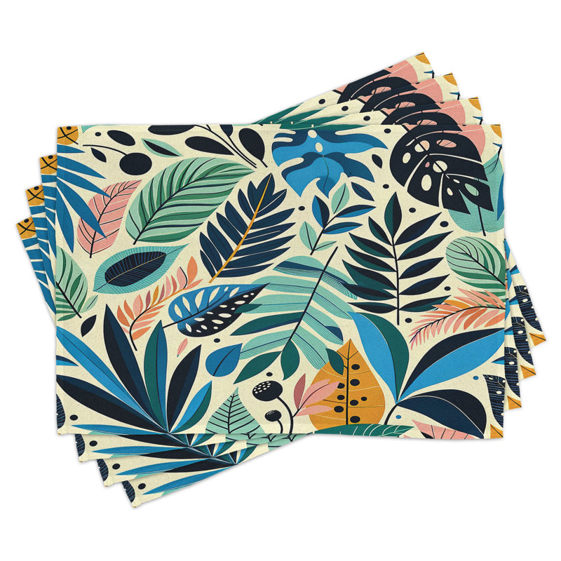 Ensemble de 4 napperons Ambesonne